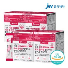 JW중외제약 맛있게 먹는 어류 어린 피쉬 콜라겐 펩타이드 플러스 비타민C 콜라겐/히알루론산, 60g, 4개