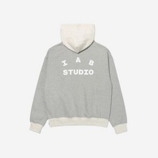 IAB Studio 아이앱 스튜디오 긴팔티셔츠 후드 듀얼 그레이 Hoodie Dual Gray