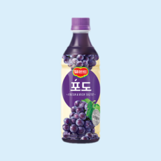 델몬트 포도 100 주스, 400ml, 5개