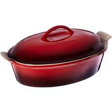 Le Creuset 르쿠르제 스톤웨어 그라탕 오븐 용기 캐서롤 4qt, 1개, Marseille