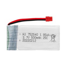 시마 올칩 3.7V 500mAh 드론배터리 소형 RC 쿼드콥터 예비용 교체 부품 SYMA X5HW, 1개, (X5HW) 3.7v 500mah(HC)