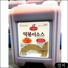 업소용 식당 식자재 재료 쉐프원 떡볶이소스 10kg 매운떡볶이 납작만두 핫도그 wthu, RCMK 1