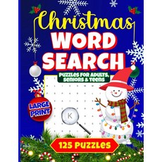 Christmas Word Search Puzzles for Adults Seniors & Teens Large Print: A Fun and Relaxing Christma