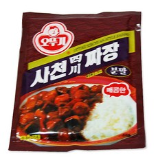 오뚜기 매콤한 사천짜장 분말 100g 식품 가공/즉석식품 즉석밥/간편조리 카레/짜장/덮밥 즉석카레 100g 1개 식사 정식 식사 한식 식사 집밥 식사 혼밥 식사 일식