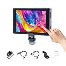 FEELWORLD F7 Plus 7 SLR 3D Lut HDR F970 1920 x 1200 4K 60Hz HDMI 8.4V DC 5V Type-c 인치 터치, 1개, F7 PLUS-OF-JP