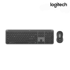 로지텍코리아 로지텍 SIGNATURE SLIM MK950 무선 키보드 마우스 세트, 일반형, BLACK(블랙)