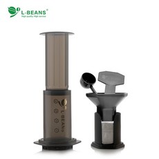 Aerobie 에어로프레스 커피 프레스 메이커 에스프레소 추출기 커피메이커 (일본 발송), 기본, 1개