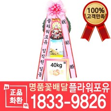 축하 쌀화환 40KG