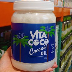 VITA COCO 비타코코 유기농 코코넛오일 1.5L 오일풀링 저항전분밥 샐러드 디저트