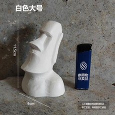 산호석 석상 그리스 수족관 은신처 산호 어항 물고기 가재 산호초 식물 뼈산호, 3. 화이트 석상 대형, 1개