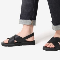 슈그램 남자 여름 슬리퍼 블랙 3cm