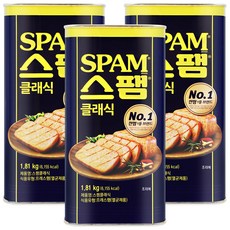 씨제이제일제당 스팸 1.81kg, 1800g, 3개