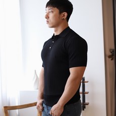 남성카라반팔니트