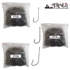  국산 갈치 낚시 바늘 통영 여수 제주 대용량 1000개입 벌크 (긴포인트통영바늘) 