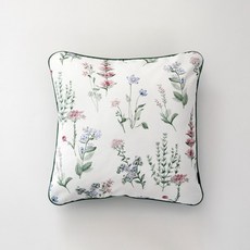 [로라애슐리] 허브멜로디 보태니컬 플라워 쿠션커버 50X50