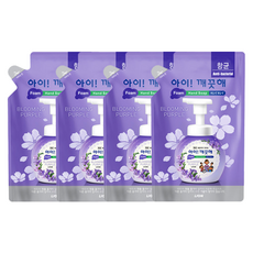 아이깨끗해 핸드워시 리필 블루밍퍼플, 200ml, 4개