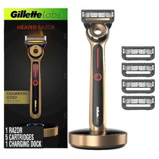 질레트랩스 히티드 레이저 면도기 골드 에디션 Gillette, Gillette 남성용 히티드 레이저
