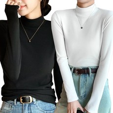 리빙노크 반목 기모 티셔츠 2종세트