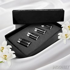 제네시스 쌍용 테슬라 타이어 에어밸브캡 4개 1셋트, 3_테슬라 카본블랙 4개