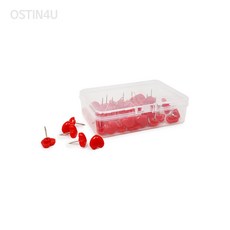 오스틴포유 하트 압정 50개입 벽압정핀