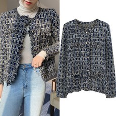 마쥬트위드가디건