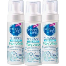 No-Rinse 바디워시 236.6ml 3팩, 3개