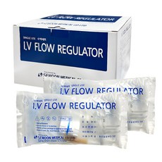 세운 수액조절기 도시플로 30개 IV Flow Regulator 수액세트, 1세트