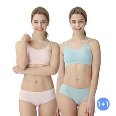 세컨스킨 베이직 브라팬티세트 1+1
