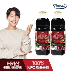 퍼니트 리얼 몽모랑시 타트체리 100 착즙액, 1000ml, 2개