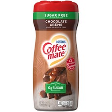 Sugar Free Creamy Chocolate Coffee-Mate Coffee Creamer 10.2 OZ 설탕 무첨가 크리미 초콜릿 커피메이트 커피 크리머 10.2온스, 1개