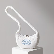 리끌로우 CANDY HALFMOON BAG WHITE