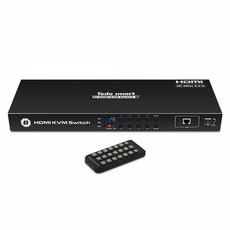 티이스마트 HDMI 2.0 8포트 KVM 스위치 4K60Hz HKS0801A1U 스위칭허브/서버-KVM, 1개