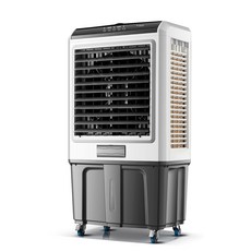 산업용에어컨 물에어컨 휴게소 창고 업소용 야외용 대형, 80-100평형  높이 1.3미터 리모콘