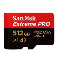 샌디스크 익스트림 프로 마이크로SD카드 SDSQXCY, 512GB
