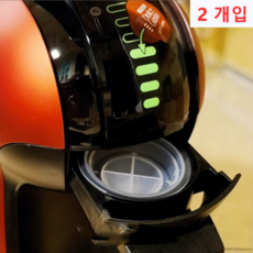 돌체구스토청소 캡슐 커피 머신 청소 세척 컵 캡 액세서리 클렌징 부품, 흰색, 2개