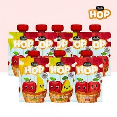 짜먹는 아넬라 아기이유식퓨레 HOP 8팩+2팩(100g 8팩), 03. 8팩+2팩(사과배) 시작과일C
