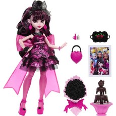 Monster High 드라큘라 몬스터 파티 드레스 초콜릿 파운틴 포함 인형, Lagoona