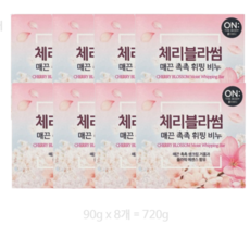 온더바디 촉촉한 휘핑비누 체리블러썸