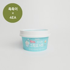 [밀크온밀크] 오느레 그릭요거트 촉촉이 100g, 4개, 1개입