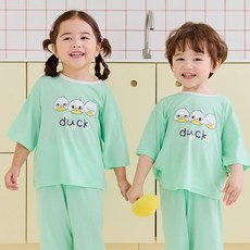 키키스토리 패밀리덕 코튼모달 루루핏 실내복