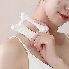 [오너클랜] 마사지 세라믹 얼굴 바디 마사지기 괄사