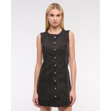 AF 마라 하이넥 조끼 미니 드레스 블랙 193395