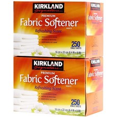 커클랜드시그네쳐종이형섬유유연제250매