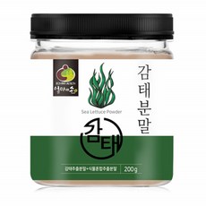 제주 감태분말 수면에좋은 제주도 말린감태 마른 감퇴 잠태 추출분말 플로로탄닌 200g 1통, 단일상품, 단일상품