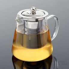마켓루트 내열유리 차포트 950ML 손잡이 찻주전자