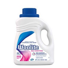 Woolite Clean & Care Liquid Laundry Detergent 33 Woolite Clean & Care 액체 세탁 세제 33개입 50온스 일반 및 H, 1개, 1.48L