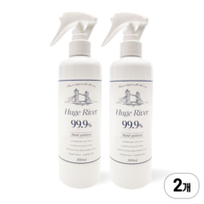 휴즈리버 곡물발효 청소용 에탄올 스프레이, 2개, 300ml