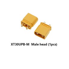 XT30PW 커넥터 모터 연결 배터리 암 수 및 XT30UPB 모델 XT30U F 바나나 플러그 항공기, Male head 2