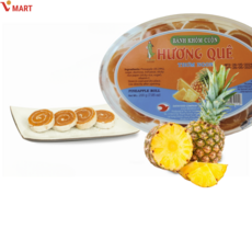Vmart 베트남 파인애플 캔디 BANH KHOM CUON, 1개