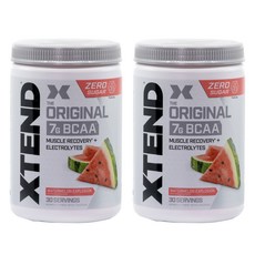 Xtend 오리지널 7g BCAA 워터멜론 익스플로전, 2개, 384g